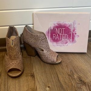 Not Rated Santana Cream Booties